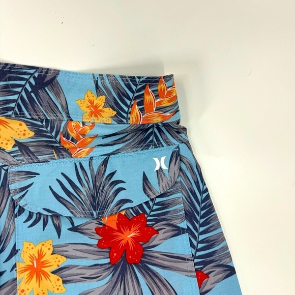 Hurley Hawaiian Print Swim Suit / Board Shorts - Picture 5 of 8